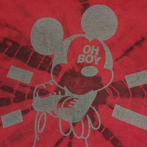 NEFF Disney Mickey Mouse tie dye tee sz M